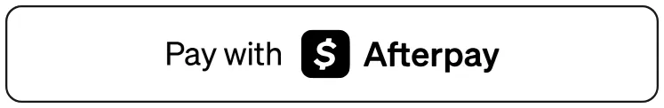 White button with a black outline, black text, and a black icon