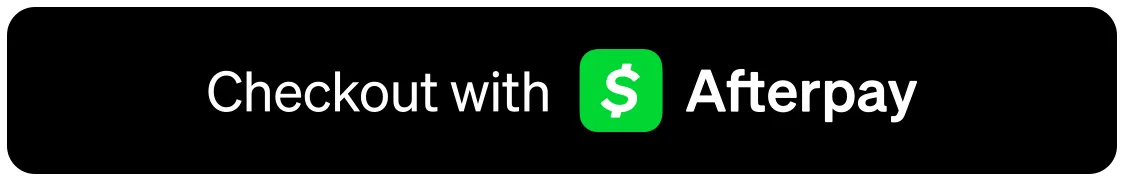 Checkout with Afterpay button, default palette