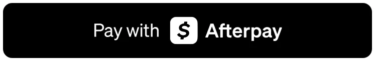 Black button with white text and a white icon