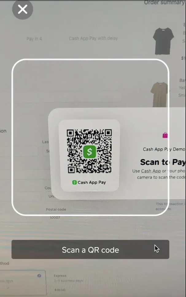 Scan sandbox desktop QR code