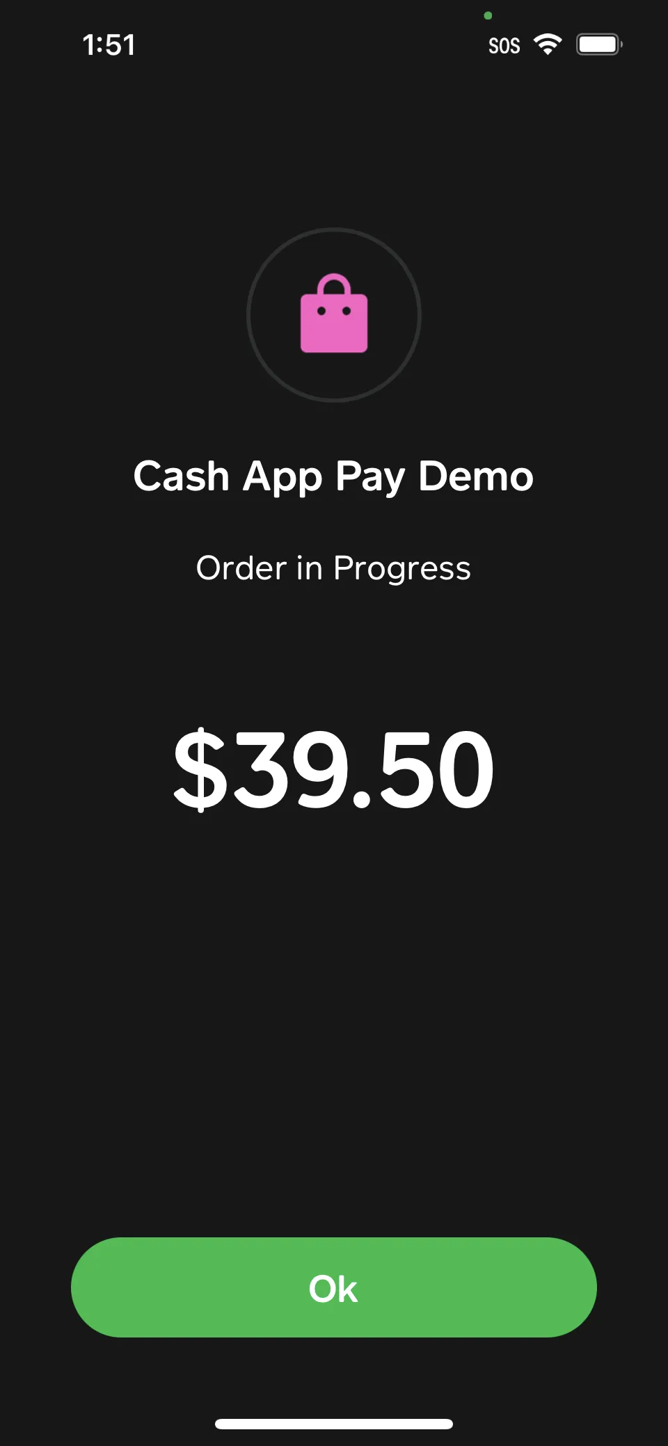 Order confirmation